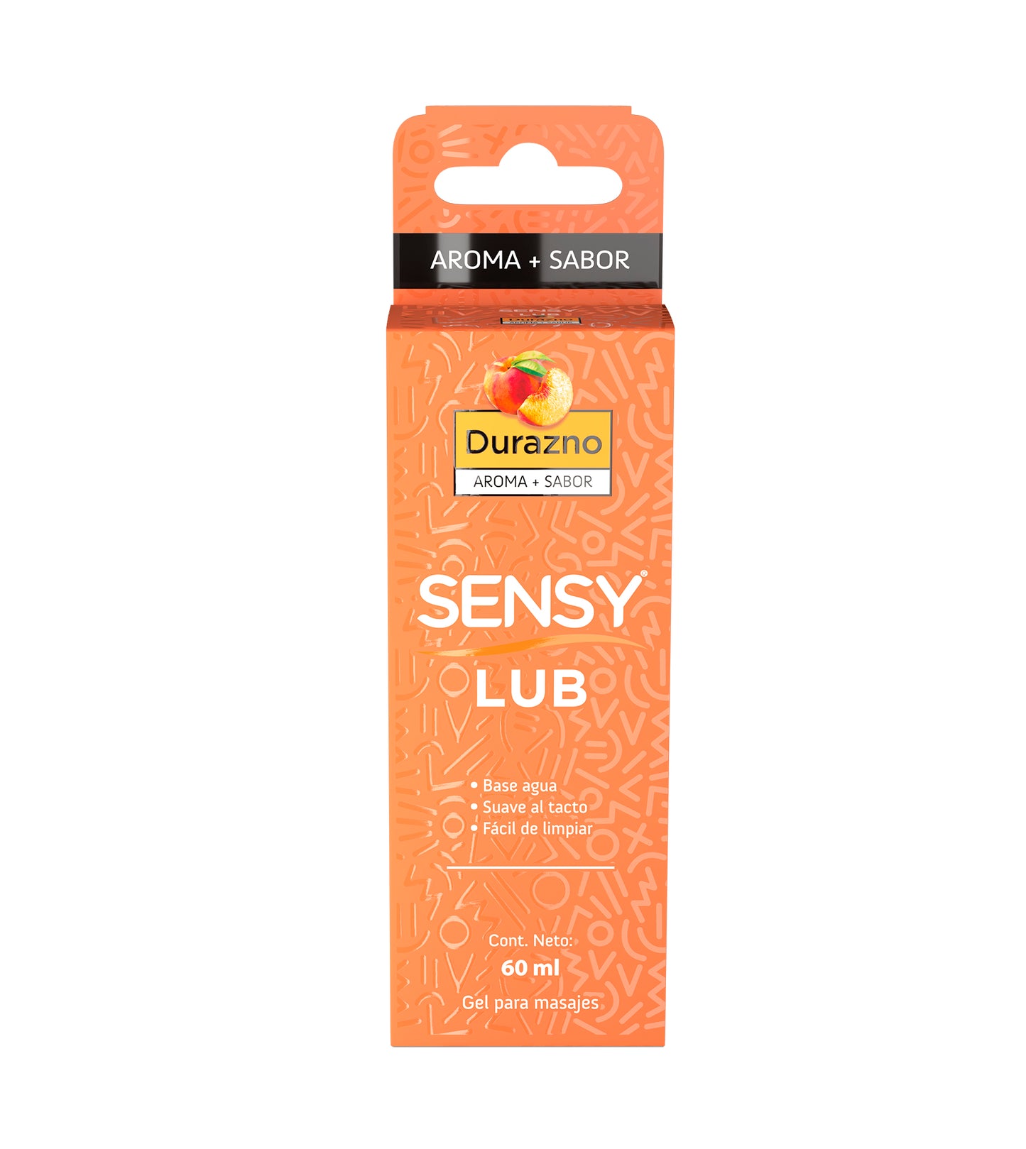 Sensy Lub Durazno - botella 60ml